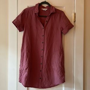 Lucky Brand Button Down T-Shirt Dress